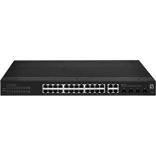 LevelOne Switch 28x GE IGS-2128 4xSFP, 24xRJ45 Ports sw