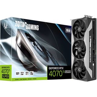 16GB ZOTAC GeForce RTX 4070 Ti SUPER Solid Aktiv PCIe 4.0 x16 (Retail)