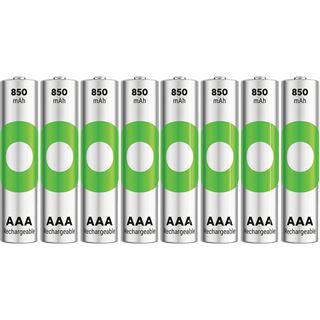 GP Akku AAA Micro NiMH 850 mAh 1,2V ReCyko 8er Pack