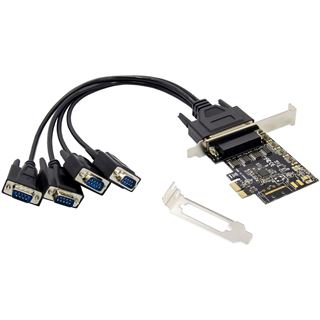 Conceptronic PCI Express Card 4-Port RS232 (DB9) Adapter