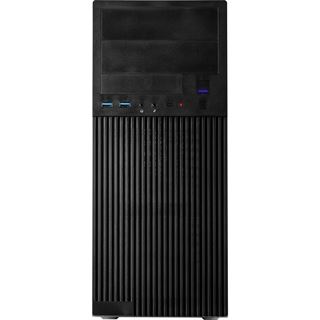 Inter-Tech IT-2815 Linear Midi Tower ohne Netzteil schwarz