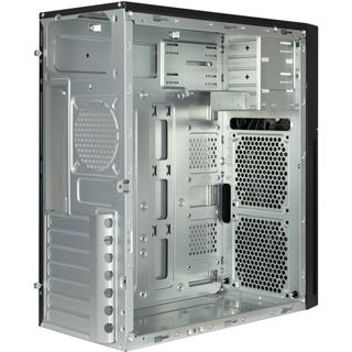 Inter-Tech IT-2815 Linear Midi Tower ohne Netzteil schwarz