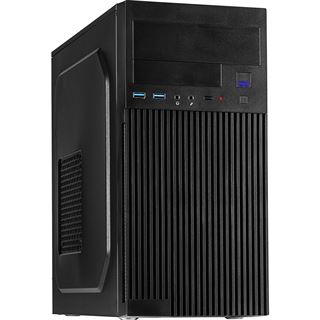 Inter-Tech IT-6521 Straight Mini Tower ohne Netzteil schwarz