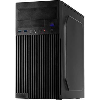 Inter-Tech IT-6521 Straight Mini Tower ohne Netzteil schwarz