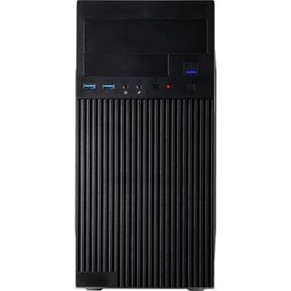 Inter-Tech IT-6521 Straight Mini Tower ohne Netzteil schwarz
