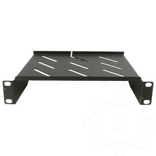 Lanberg Fachboden 10" 1U/254x180mm bis 20kg schwarz