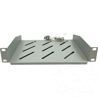 Lanberg Fachboden 10" 1U/254x180mm bis 20kg grau
