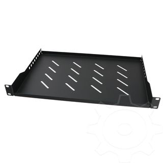 Lanberg Fachboden 19" 1U/483x300mm bis 25kg schwarz