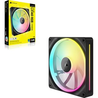 Corsair iCUE LX140 RGB 140x140x25mm 350-2000 U/min 10-36 dB(A) schwarz