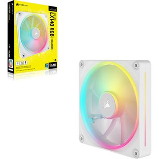 140x140x25mm Corsair LX RGB Series iCUE LINK LX140 RGB White, 140mm