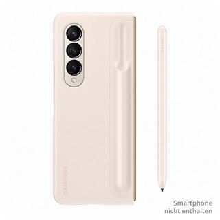 Samsung Standing Cover mit Pen Sand, f&uuml;r Galaxy Z Fold4,