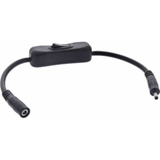 (€24,50*/1m) 0.20m InLine DC mit Schalter DC 3.5 Buchse auf DC