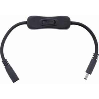 (€24,50*/1m) 0.20m InLine DC mit Schalter DC 3.5 Buchse auf DC