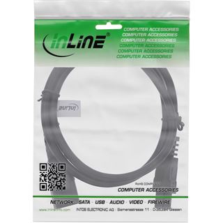 (&euro;4,90*/1m) 1.00m InLine Adapter Kupplung C14 Buchse auf C5