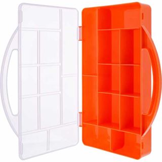 InLine Kleinteilebox, 11 Fächer, Abmessungen: 271x186x40mm,