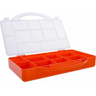 InLine Kleinteilebox, 11 Fächer, Abmessungen: 271x186x40mm,