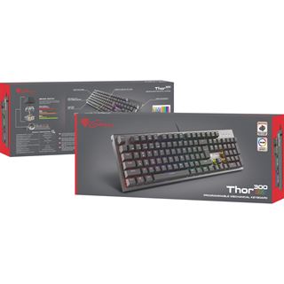 Genesis Gaming Tastatur THOR 300 RGB red kabelgeb. (FR)