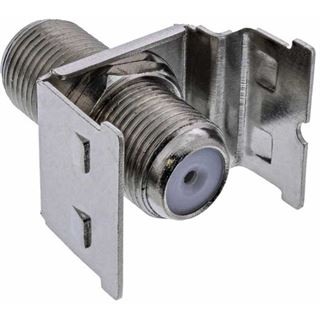 InLine Einbauadapter Kupplung Keystone F Buchse auf F Buchse