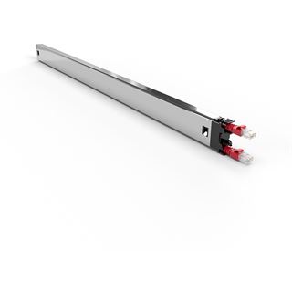 Patchbox Plus+ Kupferkassette einziehbar CAT 6a UTP 1,8m rot f&uuml;r