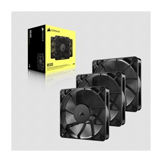 120x120x25mm Corsair Acc Fan RS120 PWM 3x12cm black