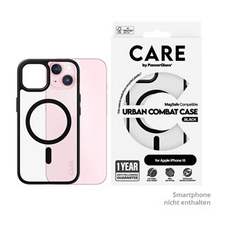 PanzerGlass CARE Flagship Colors iPhone 15 schwarz