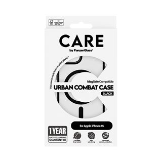 PanzerGlass CARE Flagship Colors iPhone 15 schwarz