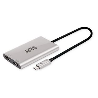 Club 3D Adapter Thunderbolt 3 > 2x DP 1.2 4K@60Hz aktiv St/Bu