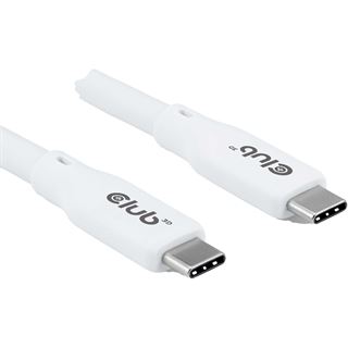 (&euro;8,95*/1m) 2.00m Club 3D USB-C Anschlusskabel PowerDelivery USB