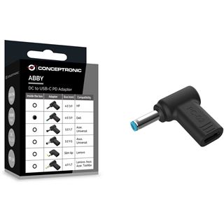 Conceptronic Adapter USB-C -> DC, Dell 4.5x3.0mm 18-20V sw