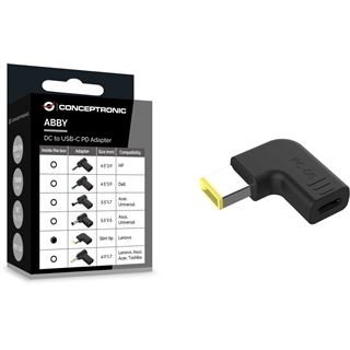 Conceptronic Adapter USB-C -> DC, Lenovo Slim Tip 18-20V sw
