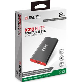 2TB Emtec SSD 3.2Gen2 X210 Portable