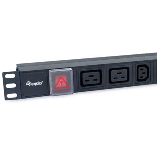 Equip Steckdosenleiste 19"(1HE)8fach IEC C20 1.8m Alu. Sch