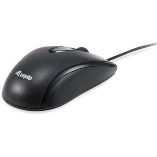 Equip Optische Maus USB-C Comp. Rechts-Linksh&auml;nder 1.5m sw