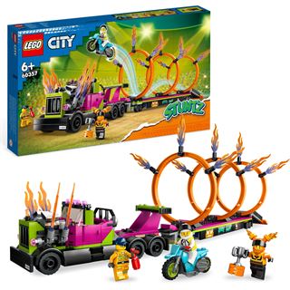 LEGO City 60357 Stunttruck mit Feuerreifen-Challenge Spielzeug