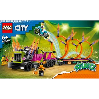 LEGO City 60357 Stunttruck mit Feuerreifen-Challenge Spielzeug