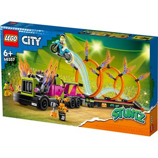 LEGO City 60357 Stunttruck mit Feuerreifen-Challenge Spielzeug