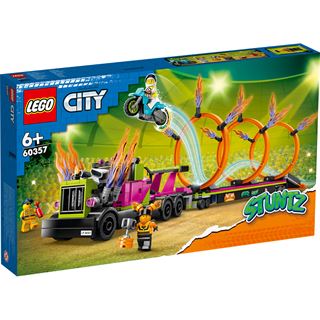 LEGO City 60357 Stunttruck mit Feuerreifen-Challenge Spielzeug