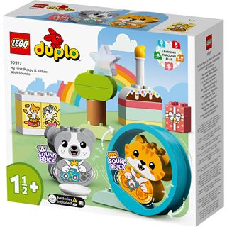 LEGO DUPLO 10977 Mein erstes H&uuml;ndchen & K&auml;tzchen - mit