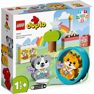 LEGO DUPLO 10977 Mein erstes H&uuml;ndchen & K&auml;tzchen - mit