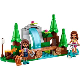 LEGO Friends 41677 Wasserfall im Wald, Camping Spielzeug