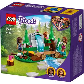 LEGO Friends 41677 Wasserfall im Wald, Camping Spielzeug