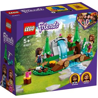 LEGO Friends 41677 Wasserfall im Wald, Camping Spielzeug