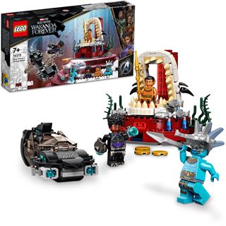 LEGO Marvel 76213 König Namors Thronsaal Bauset; Black Panthe