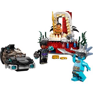 LEGO Marvel 76213 König Namors Thronsaal Bauset; Black Panthe