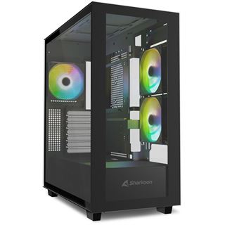 Sharkoon Geh&auml;use Rebel C60 RGB ATX 2xGlas schwarz
