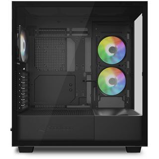 Sharkoon Geh&auml;use Rebel C60 RGB ATX 2xGlas schwarz