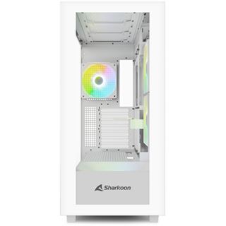 Sharkoon Rebel C60 RGB Midi Tower ohne Netzteil weiss