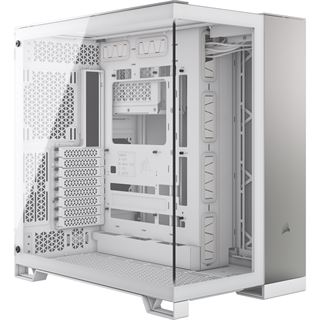 Corsair 6500X Midi Tower ohne Netzteil weiss/silber