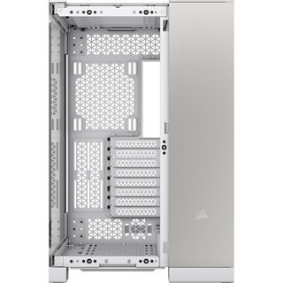 Corsair 6500X Midi Tower ohne Netzteil weiss/silber