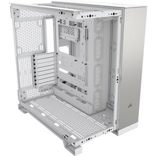 Corsair 6500X Midi Tower ohne Netzteil weiss/silber